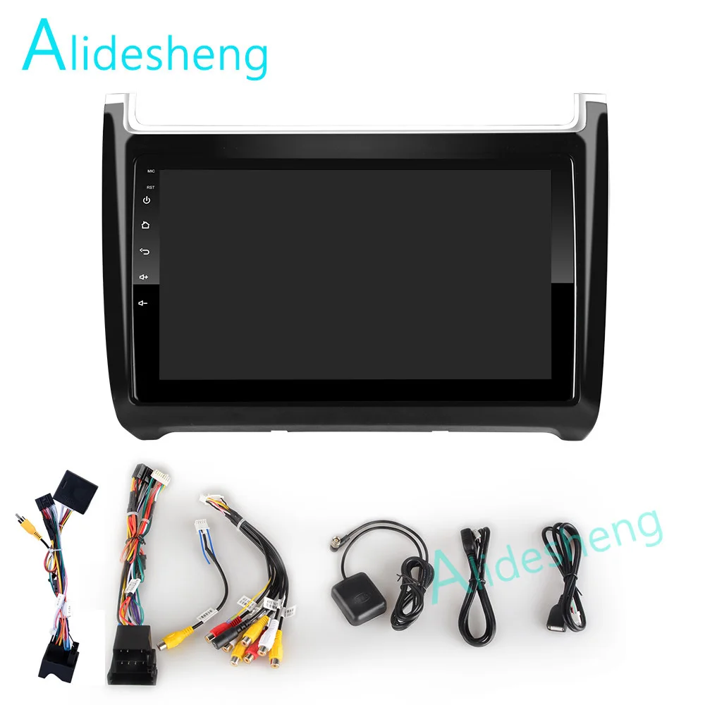 Sale 2G+32G 2.5D 2Din Android 8.1 GO car dvd Multimedia player GPS for VW Volkswagen Polo 2012 2013 2014 2015 navigatio WiFi BT 5