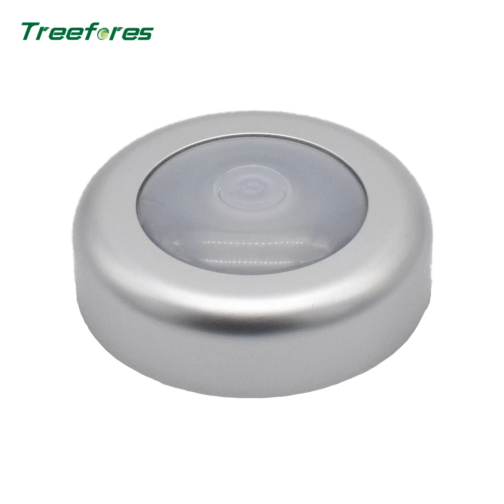 

Portable Cordless Household Student Dormitory AAA Battery Powered Night Light Non-polar Dimming 6LED Touch Press Cabinet Lights