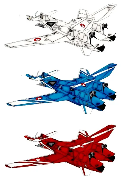 

Aircraft Paper Model Of Robotech Hyperspace FortressToy