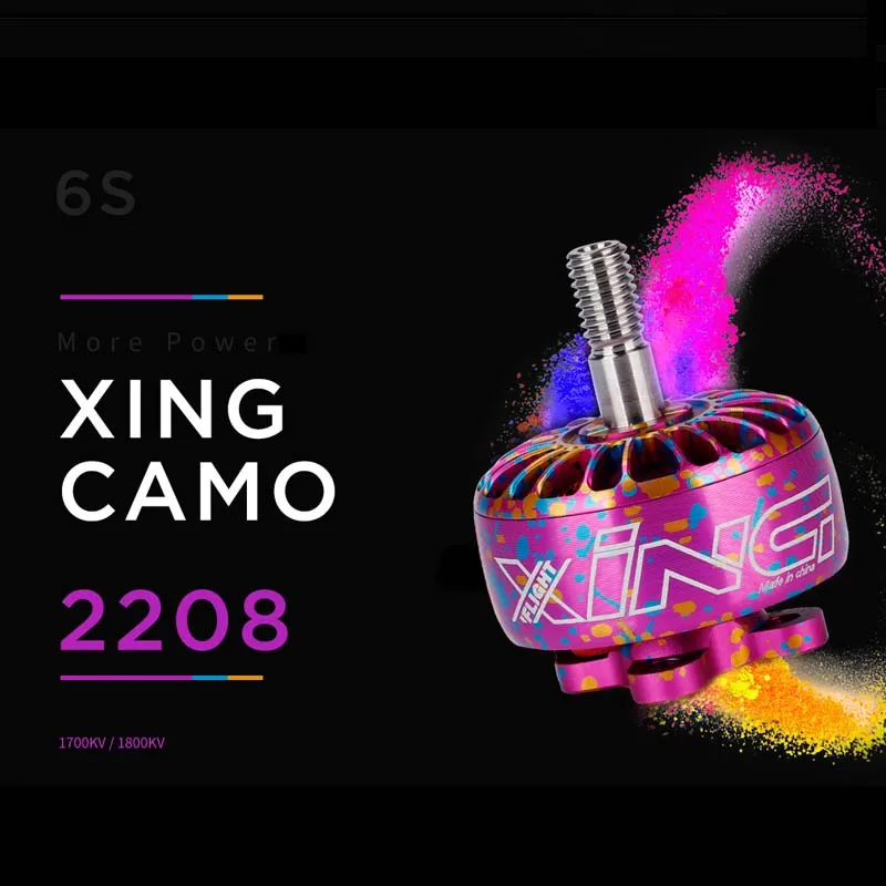 

iFlight XING CAMO 2208 1700KV 1800KV 2-6S FPV Brushless Xing Motor compatible 5inch Prop for FPV RC Drone Racing Multi Rotor