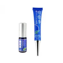 2 шт набор по уходу за кожей Красота анти-акне ремонт сущность крем контроль жира для прыщей, черных точек Черноголовых Удаление отбеливание Красота поставки