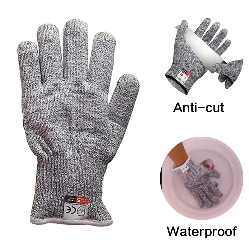 

Waterproof Anti-cut Gloves Safety Cut Proof Work Gloves Working Glove Men Stab-resistant Non-slip Abrasion Resistant Water Proof