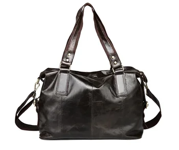 

Women Leather Handbags Two Large Size Fashion Tote Famous Brand Design Genuine Leather Women Handbags Vintage Women Bag #MD-B158