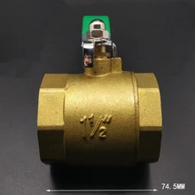 DN40 1-1/" BSP Женский Большой корпус латунный шаровой кран водный газ с ручкой