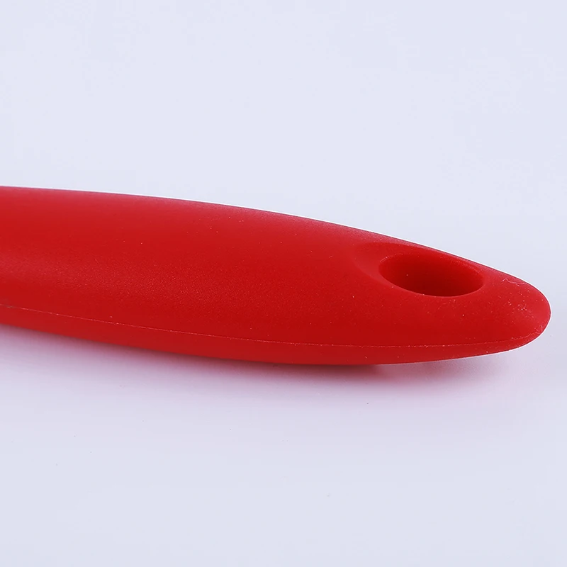 3 цвета Пищевая силиконовая суповая ложка с длинной ручкой однотонная детская ложка Кухонная силиконовая ложка столовые приборы принадлежности