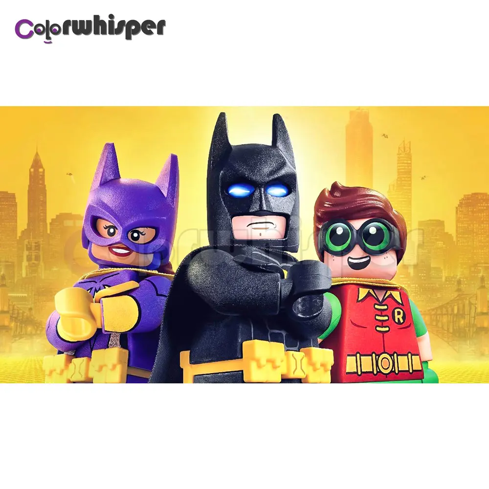 

Diamond Painting Full Square/Round Daimond Painting"Batman Superman Cartoon"Mosaic Rhinestone Embroidery Painting Decor LE02119