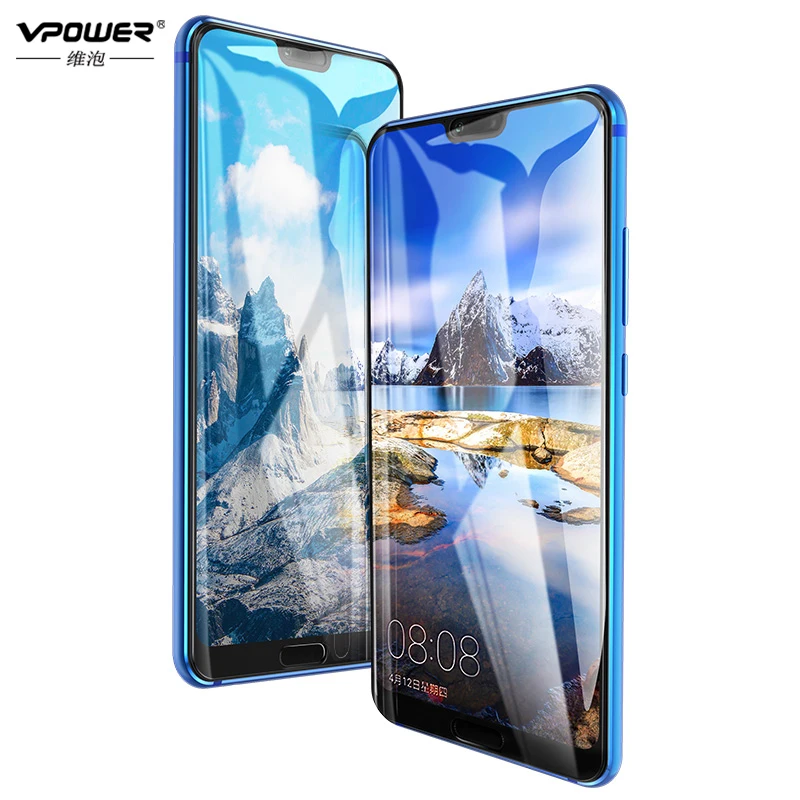 

VPOWER 9D Full Cover HD Tempered Glass Film For Huawei Honor 10 9H Screen Protector Film For Huawei Honor 10 Glass Film