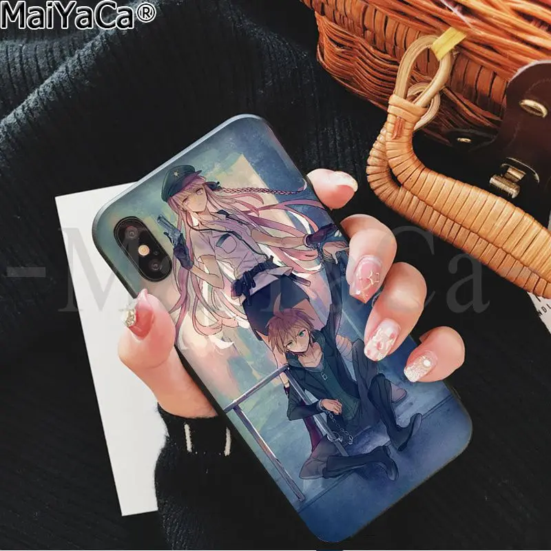 MaiYaCa Danganronpa Monokuma ТПУ черный чехол для телефона чехол для iPhone 5 5Sx 6 7 7plus 8 8Plus X XS MAX XR - Цвет: A9