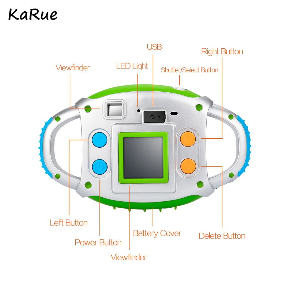 KaRue Мини Digital Video Камера детей 1.0MP 1,5 дюймов стрелять LSR Камера для детей для дня рождения Рождественский подарок