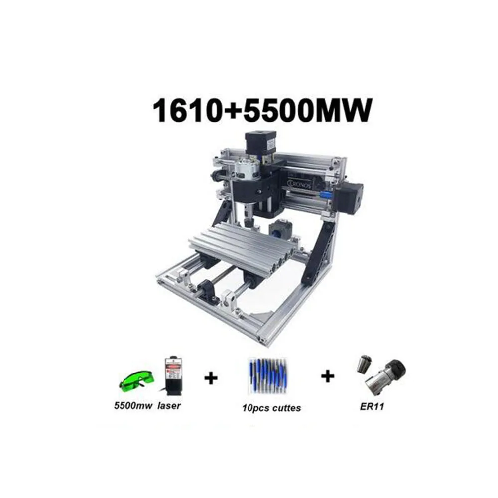 CNC1610 с ER11 DIY мини ЧПУ гравировальный станок, лазерная гравировка Pcb ПВХ фрезерный станок древесины маршрутизатор cnc1610 лучшие передовые игрушки