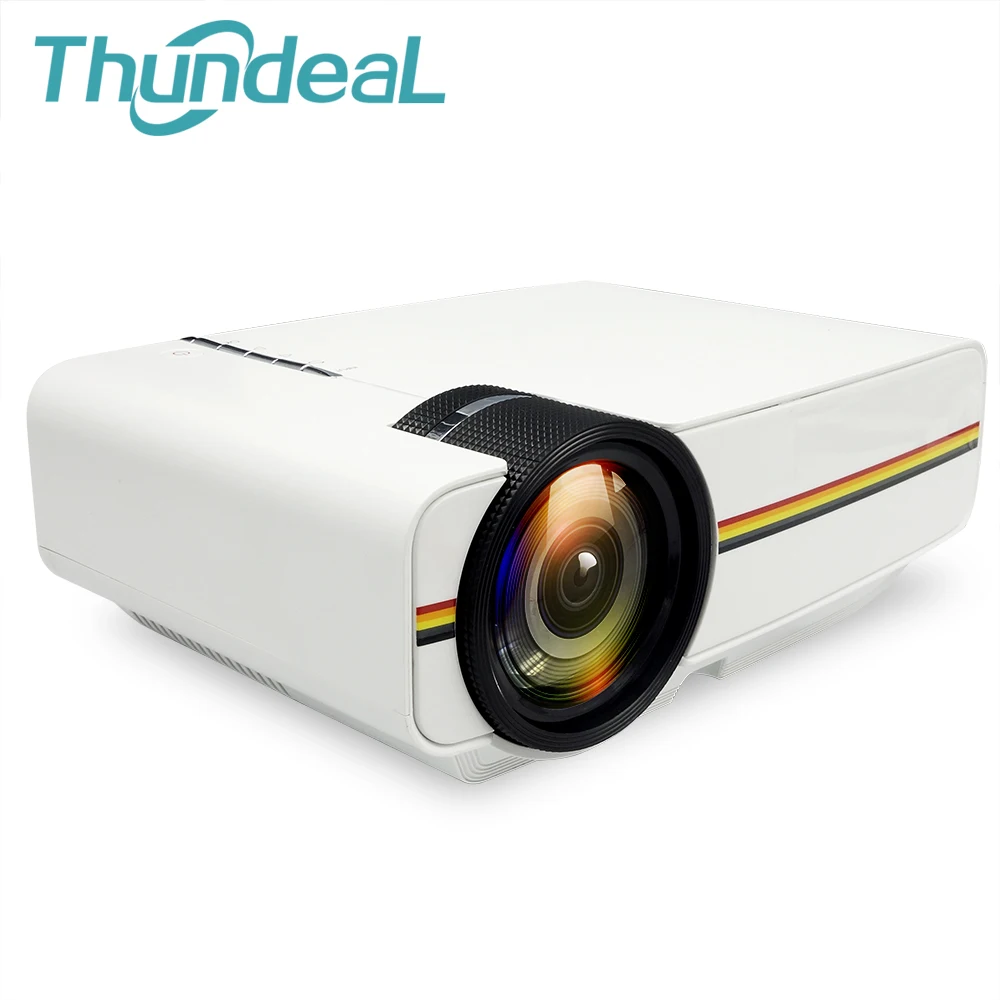 ThundeaL YG300 ترقية YG400 جهاز عرض صغير ل ألعاب الفيديو التلفزيون متعاطي المخدرات مشروع مسرح منزلي الفيلم AC3 HDMI VGA AV SD USB YG-400