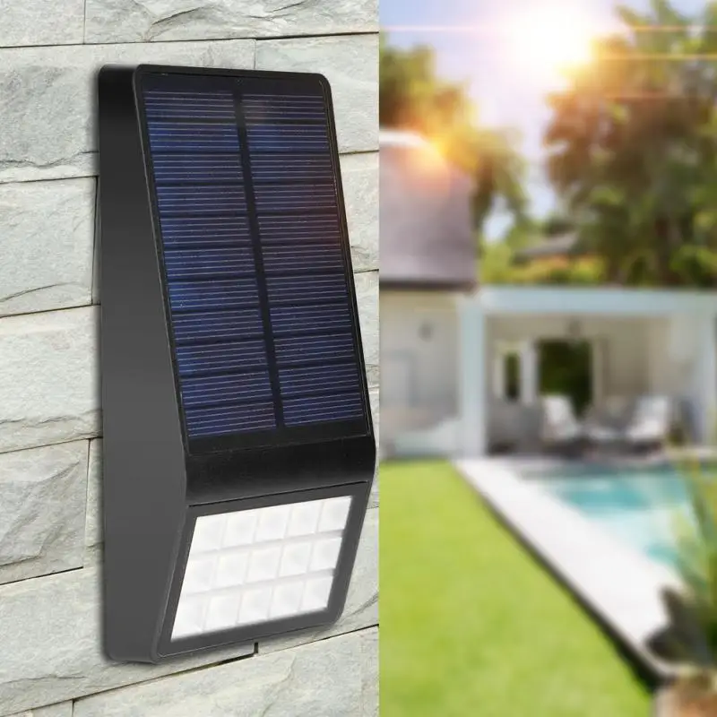 15 LED Solar Powered Light Outdoor Wall Mount Soalr Light For Garden