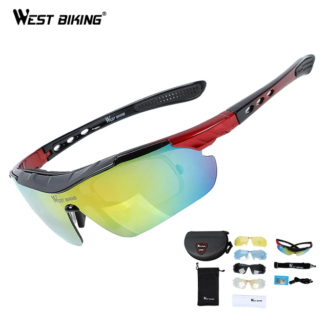 West Biking Cycling Sunglasses  Bike Sunglass Polarized Uv400 - Bicycle  Sunglasses - Aliexpress