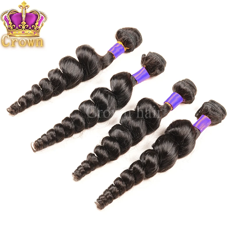 

brazilian loose wave virgin hair human hair weaves 4pcs/lot brazilian hair weave bundles very soft brazilian loose wave hair