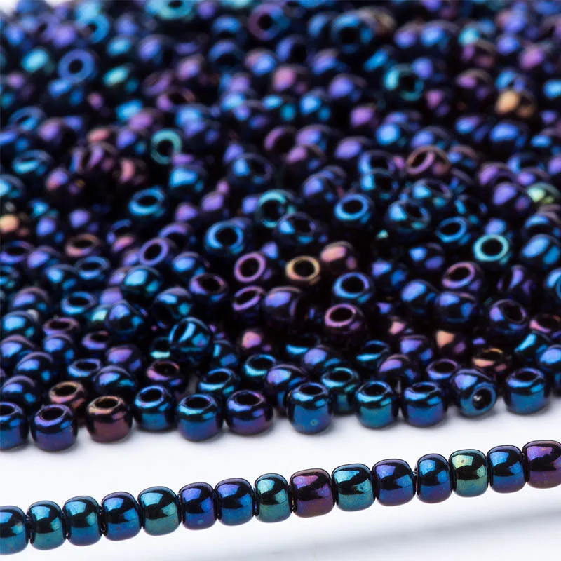 88 (1) Opaque Black Japan Beads 110 for Bohemechic Hand Craft 5gramslot About 500pieces Bead