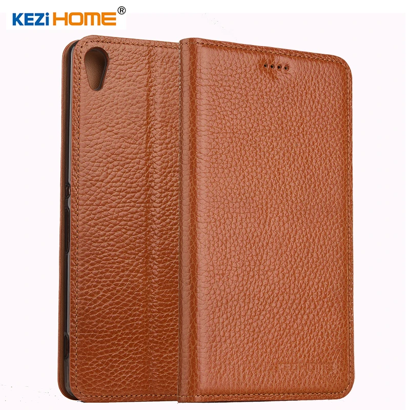 KEZiHOME for Sony Xperia C6 case Flip genuine leather soft silicon back for Sony Xperia XA Ultra cover KEZiHOME for Sony Xperia C6 case Flip genuine leather soft silicon back for Sony Xperia XA Ultra cover