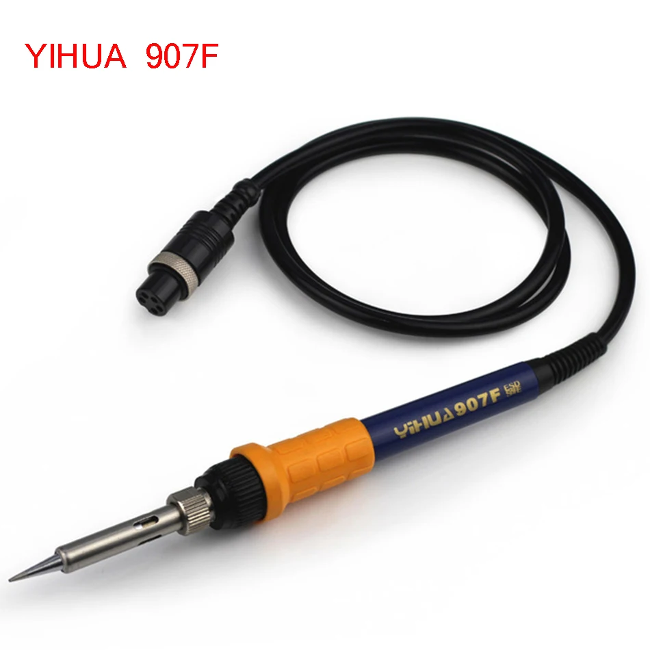 YIHUA 907F железная ручка электрического паяльника сварочная для yihua 936A 939D 939BD + 862D 862DA