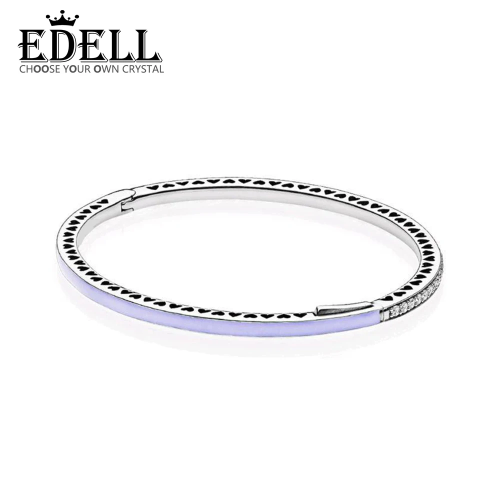 

EDELL 100% 925 Sterling silver 1:1 Original Authentic 590537EN66 Charm Basic Bracelet Suitable DIY Beaded Women Jewelry