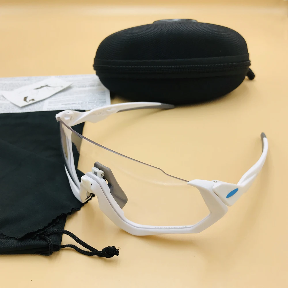 Для мужчин и женщин фотохромный велосипед очки спорт Mtb бесцветные очки дорожный гоночный велосипед очки велосипедные солнечные очки