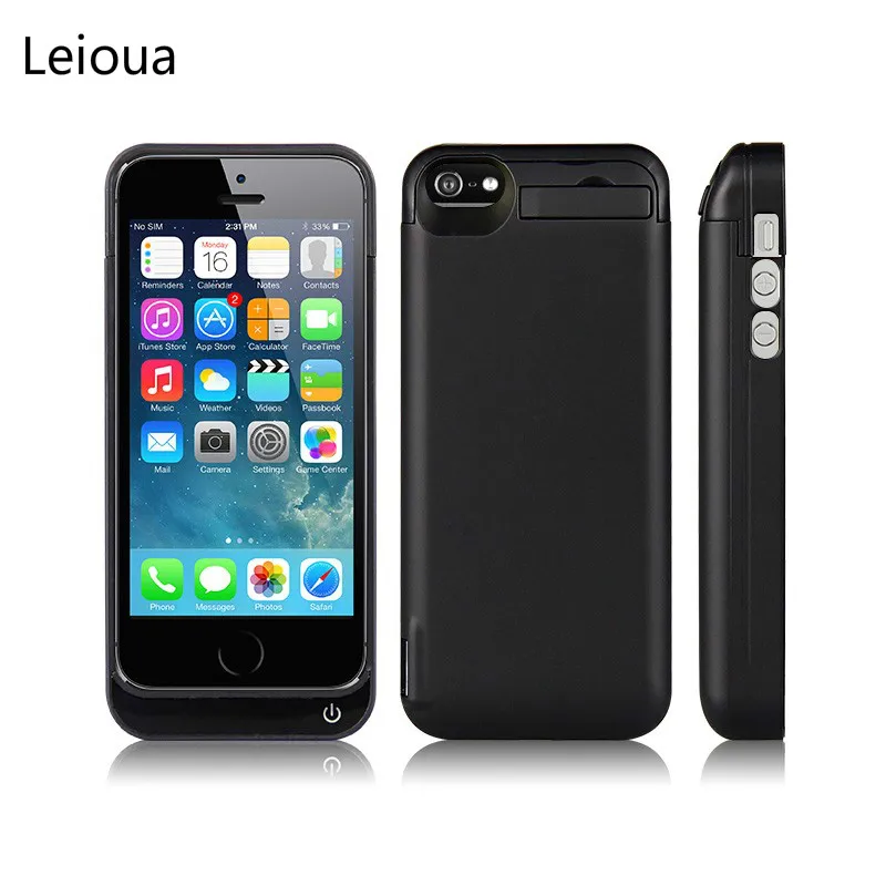  Leioua 4200mAh Battery Case For Iphone 5 5c 5s Se Cover With Battery Best External Portable Power B