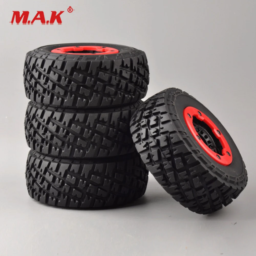 

30005 4Pcs/Set Truck Bead-Lock Tire and Wheel Rims with 12mm Hex fit 1:10 Scale RC Short Course Car Parts