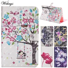 Wekays For Samsung Tab A6 10.1 Butterfly Leather Case sFor Samsung Galaxy Tab A6 A 6 2016 10.1 T585 T580 T580N Tablet Cover Case