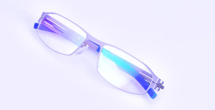 Оригинальная оправа для очков для мужчин и женщин, оптические очки по рецепту, чехол oculos de grauey - Цвет оправы: Silver color
