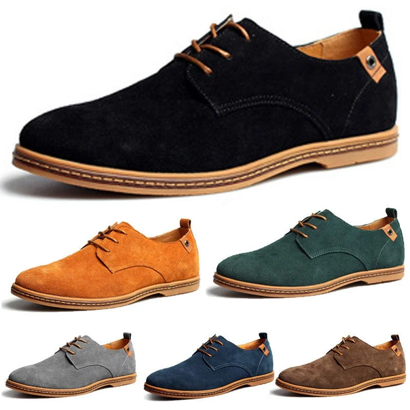 Men Shoes New Mens Casual Dress/Formal Oxfords Shoes Wing Tip Suede ...