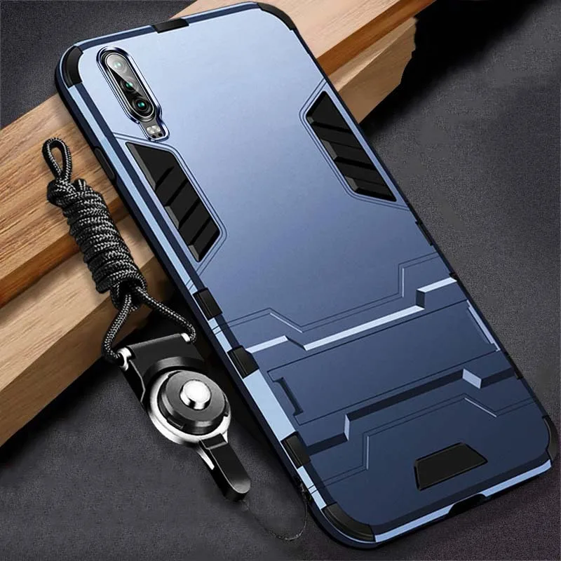 Từ Tính Nhẫn Chân Đế Dành Cho Huawei P30 Pro P20 Giao Phối 30 20X Danh Dự 20 Lite Y9 2019 Chống Sốc Armor bao Da + Dây cute phone cases huawei Cases For Huawei