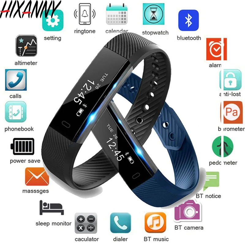 

TK47 Smart Wristband Fitness Tracker Band Bluetooth Sleep Monitor Watch Sport Bracelet for ios Android Phone pk Fit Bit Mi 2
