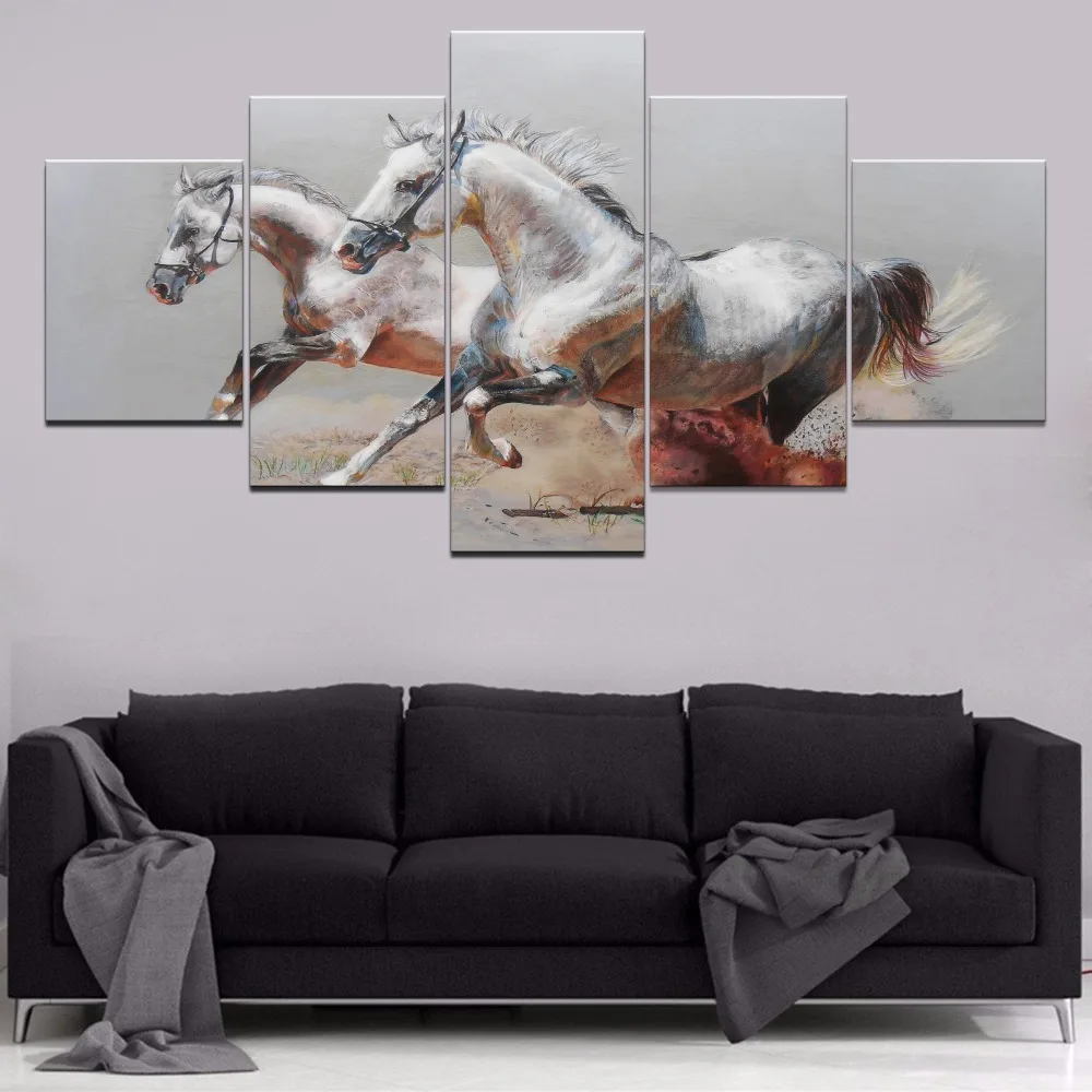 5 Piece Painting Canvas Wall Art Horse Animal Home Decor Living Room HD Print Animal Decor Painting Canvas Painting Artwork 5 Piece Painting Canvas Wall Art Horse Animal Home Decor Living Room HD Print Animal Decor Painting Canvas Painting Artwork