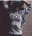 New-Arrive-Casual-Shirt-RIOT-T-Shirt-Fem