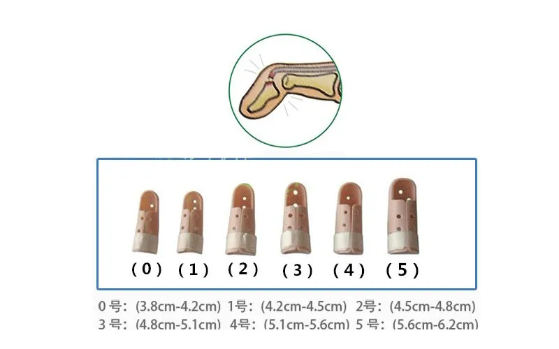 6 шт./компл. медицинский палец фанера совместных приталенный оборудование, восстановливающее здоровье Ортез на палец ручной ортопедическая Ортопедия