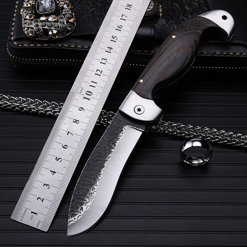 2016 Real New Karambit High Quality Outdoor Folding Knife Self-defense Wilderness Survival With Hardness Wild Fruit Wooden Bird