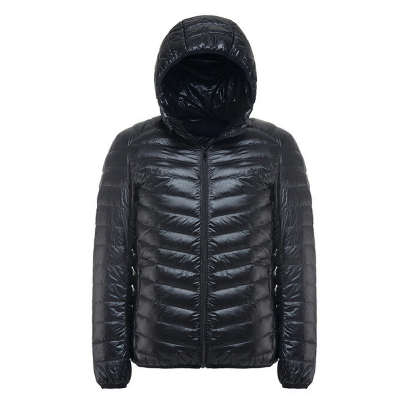 

Jacket Men Causal Hooded Ultralight Coat Mens Jackets And Coats Jaqueta Masculino Hooded Jackets Men's Outwear Warm Down Parka
