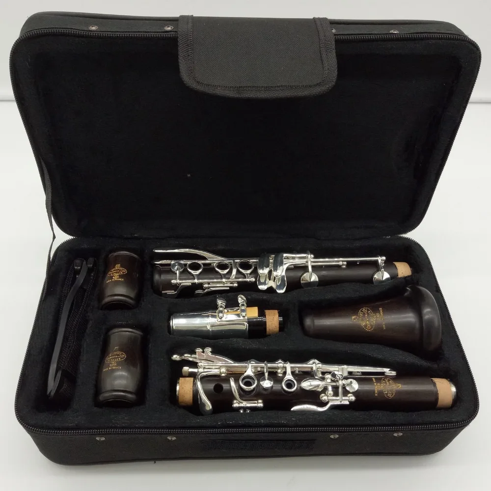 Description Picture 6 of itemBrand New Crampon Paris Professional Bb Clarinet RC Buffet Sandalwood Ebony Wood Clarinet Mouthpiece Accessories Case