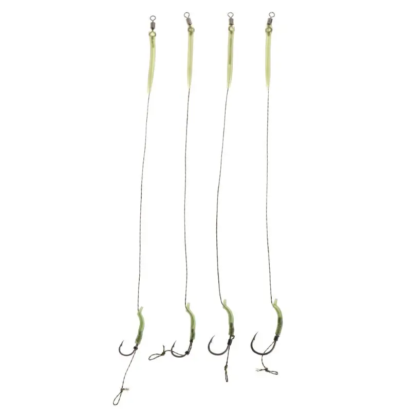 

1 Set Fishing Line Group Braided Line Hook High Carbon Steel Swivel Tube Sub-line Tackle Carp Ready Connected Accessories Profes