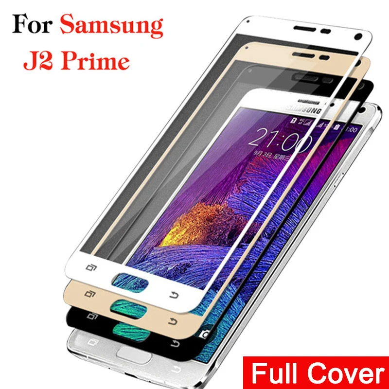 Закаленное стекло с полным покрытием для samsung Galaxy J2 Prime glas on the galaxi J 2 G532F SM-G532F Plus