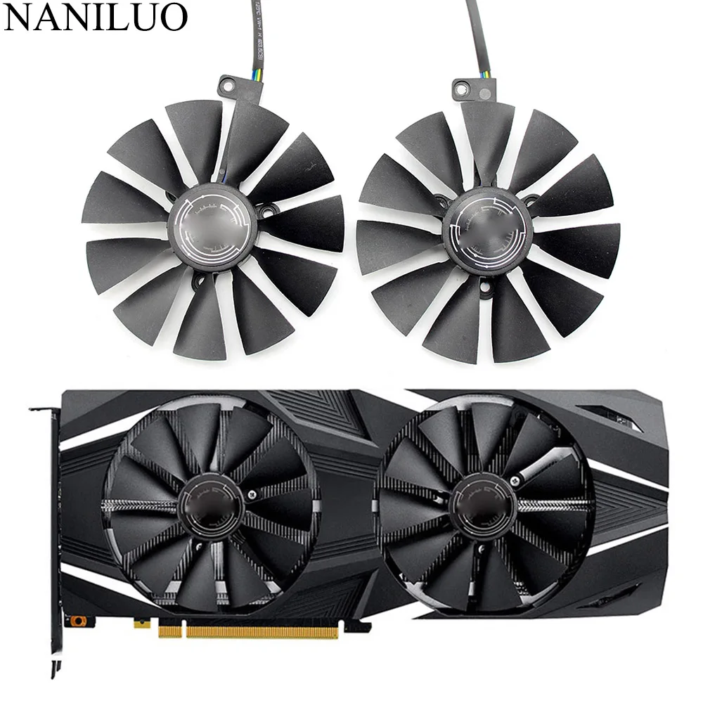 Кулер для карт 87 мм T129215SH кулер видеокарт ASUS GeForce RTX2080 RTX2060 4pin RTX 2060 2070