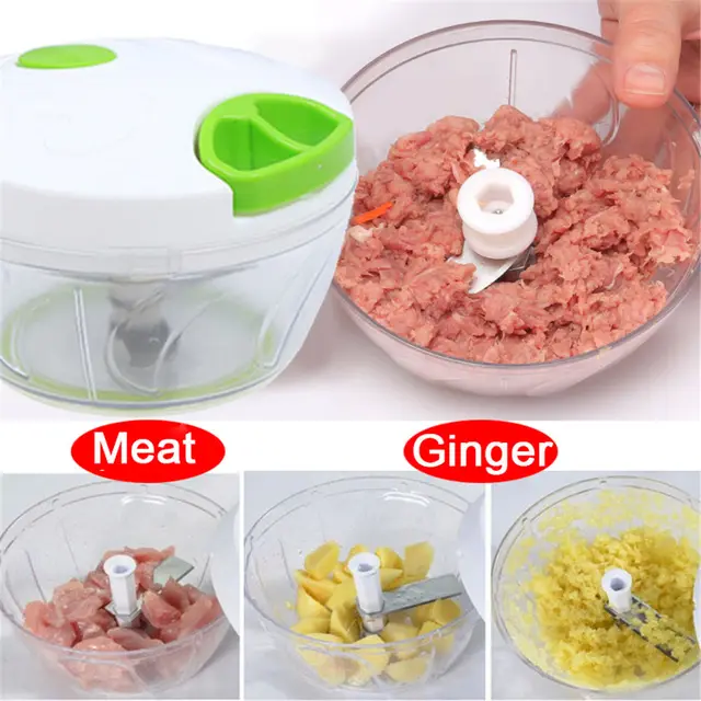 salad shredder manual Multifunctional household hand chopper manual rope food processor.