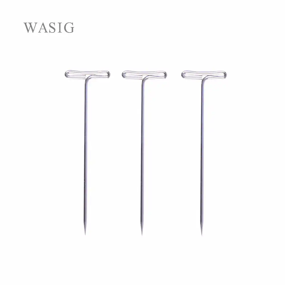 T PINS для парика на поролоновой головке 50 шт. 2 дюйма (51 мм) Т образная игла