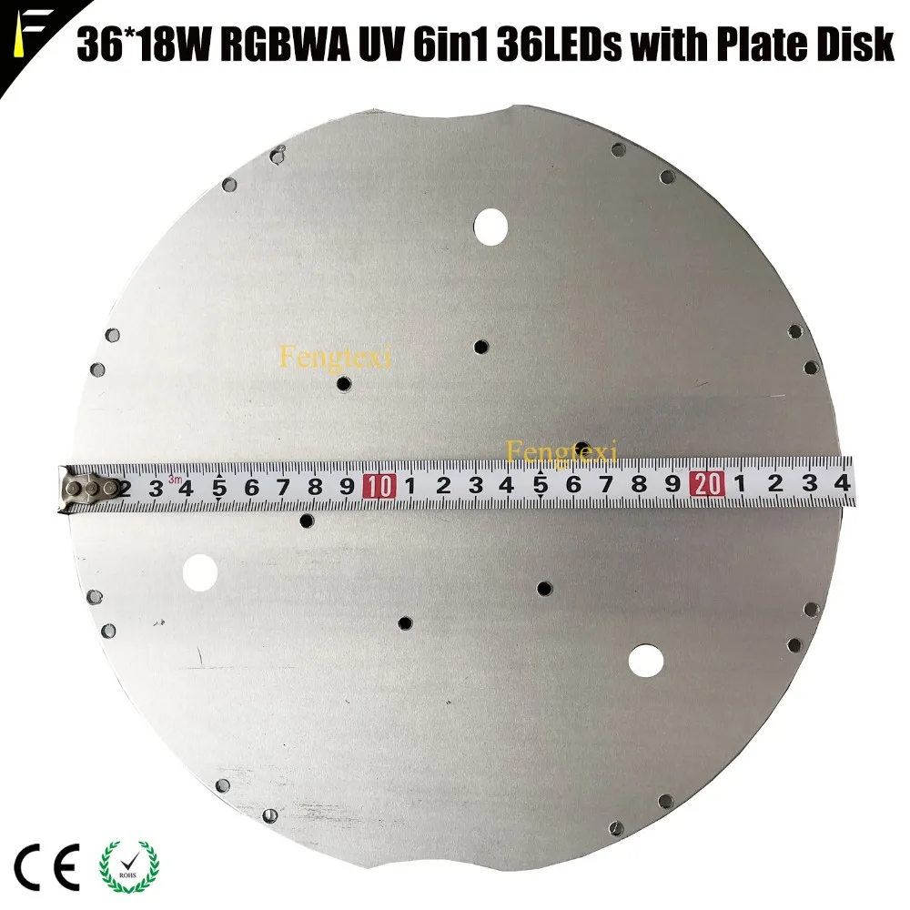 36 светодиодный дисковая пластина 36x18 6in1 RGBWAUV 36x18 Вт светодиодный движущийся световая головка светильник запасные части 3618 Вт 36В тормозной Замена пластины доска для вечерние сценический