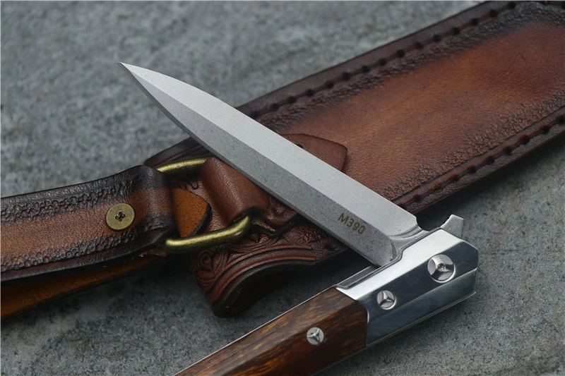 Складной шарикоподшипник Arthur small sword M390 с железной деревянной ручкой, многофункциональные инструменты для охоты и повседневного использования