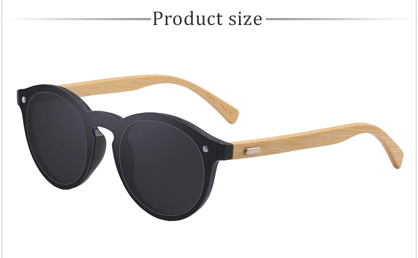 RTBOFY Дерево Солнцезащитные очки для женщин для и мужчин Bamboo рамки очки ручной работы деревянные очки, с бесплатной бамбуковый подаро