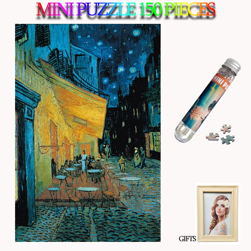 

MOMEMO Resting Place Jigsaw Puzzles Paper Mini 150 Pieces Adults Tube Puzzle Oil Painting Puzzle Kids Teens Adults Puzzle Toys