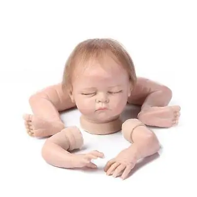 21" Reborn Girls Baby Soft Solid Silicone Realistic Newborn Lifelike Baby Dolls Dolls for Girls