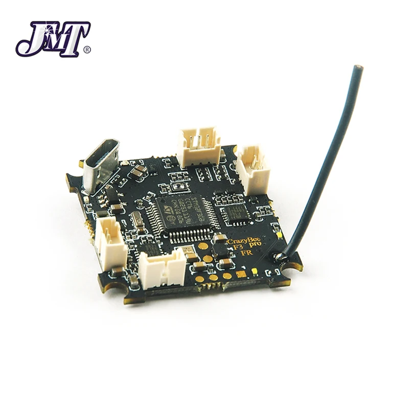 JMT Crazybee F3 Pro Контроллер полета Mobula7 5A 1-2S совместимый, Flysky/Frsky DSM-X приемник для 2S бесщеточный крошечный Bwhoop