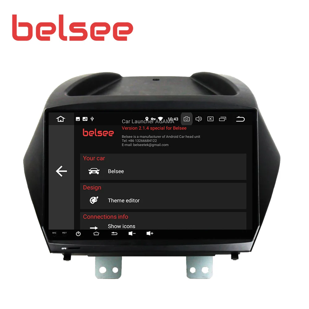 Belsee Android 9 0 для Hyundai IX35 Tucson 2009 2015 автомобильный Радио Стерео GPS навигация головное