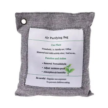 

500g Bamboo Charcoal Home Car Air Freshener Purifier Activated Carbon Shoes Deodorant Absorber Bag