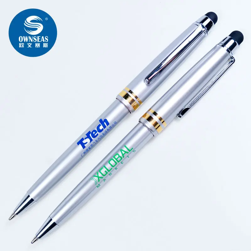 US $110.00 200 pcslot Luxury plastic ball pen with stylus for tablet and mobile phone